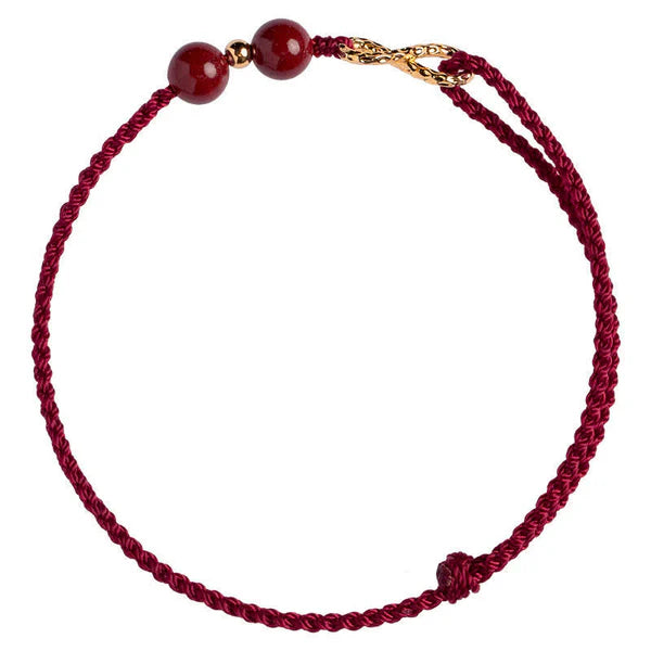 OFERTA 2x1 Pulsera "Hilo Rojo Cinabrio" + 2 Anillos Bendiciones de regalo