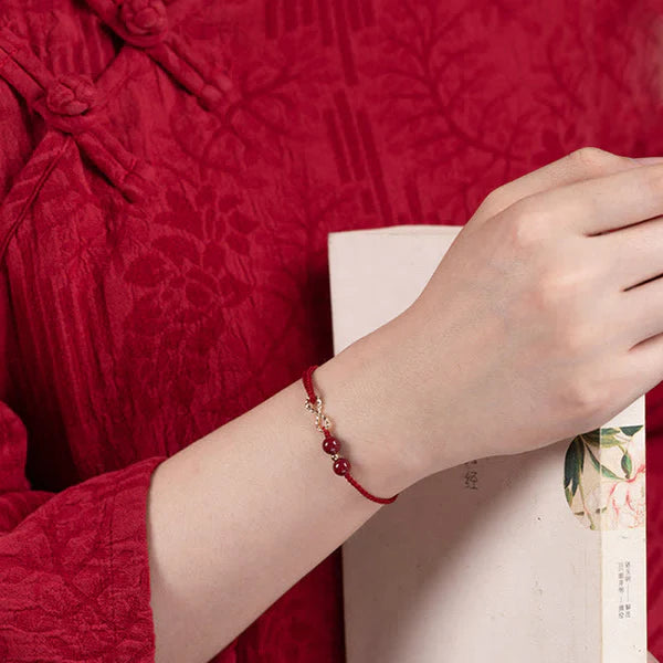 OFERTA 2x1 Pulsera "Hilo Rojo Cinabrio" + 2 Anillos Bendiciones de regalo