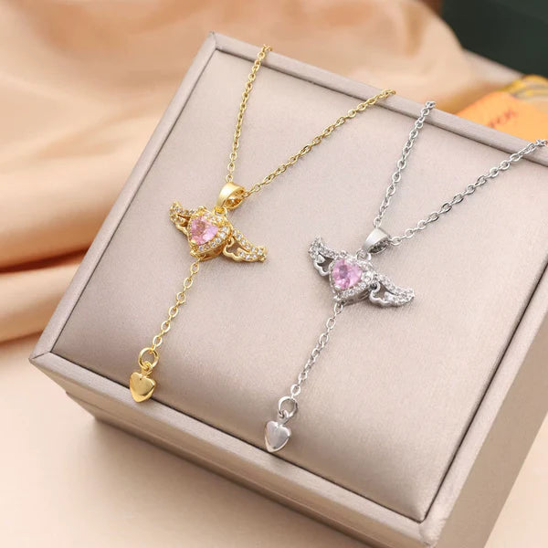 Collar Ángel de la Guarda - 2x1 + 2 Joyas Misteriosas de Regalo