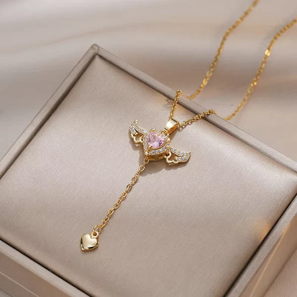 Collar Ángel de la Guarda - 2x1 + 2 Joyas Misteriosas de Regalo