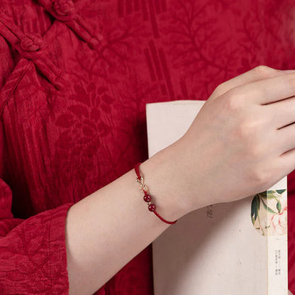 OFERTA 2x1 Pulsera "Hilo Rojo Cinabrio" + 2 Anillos Bendiciones de regalo