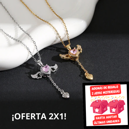 Collar Ángel de la Guarda - 2x1 + 2 Joyas Misteriosas de Regalo